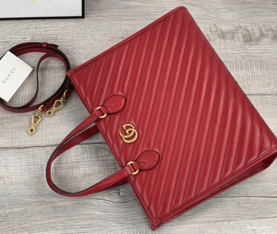Hyper Peter GUCCI GG tote Marmont medium bag 0824